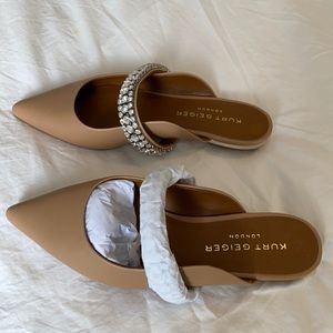 Kurt Geiger Camel Leather flats - Never worn